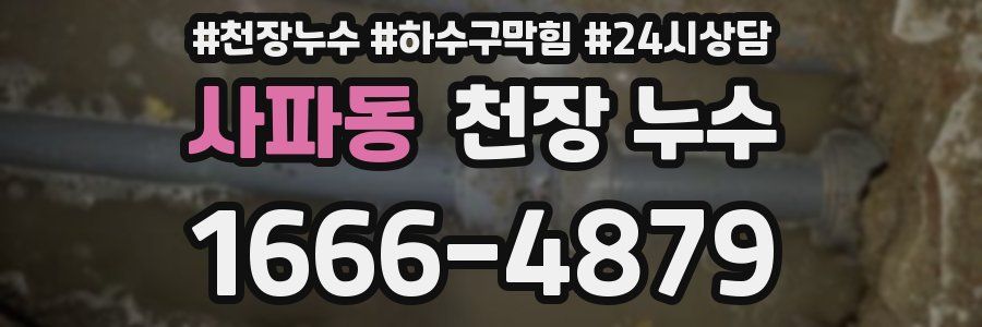 사파동 천장 누수