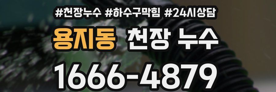 용지동 천장 누수