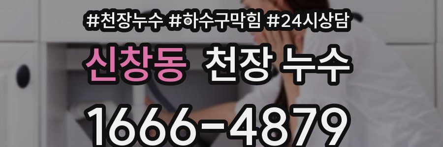 신창동 천장 누수