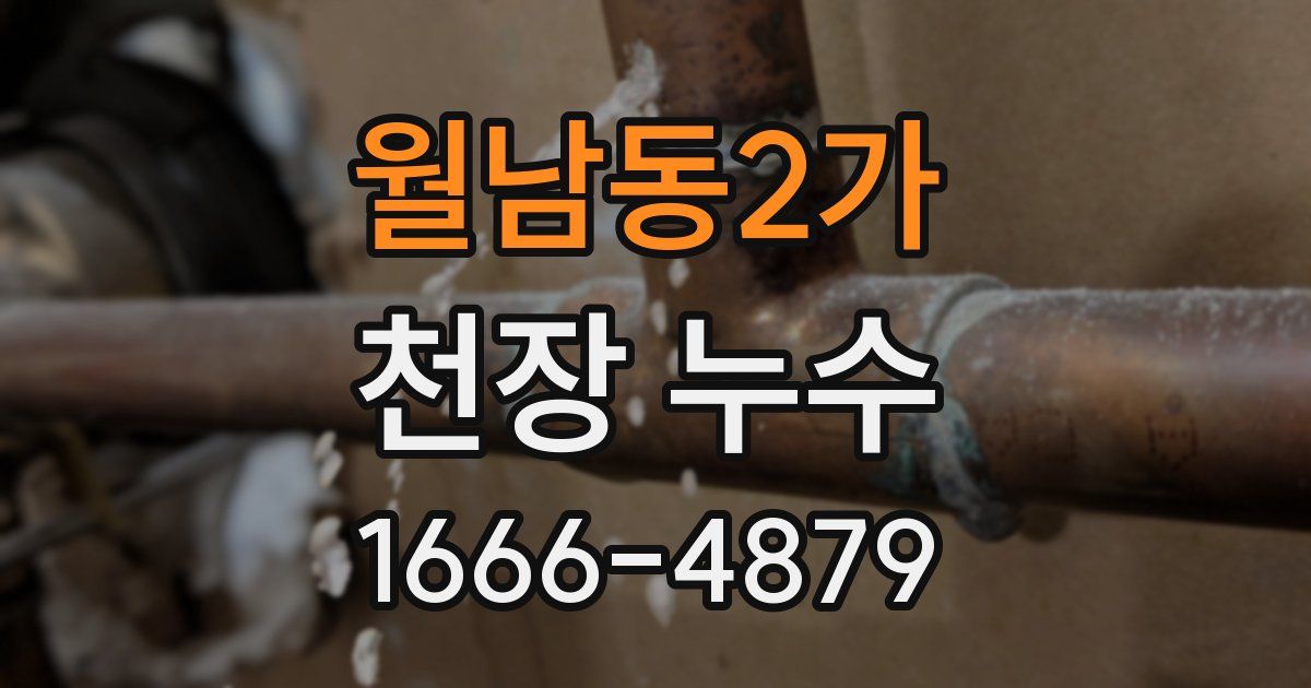 월남동2가 천장 누수