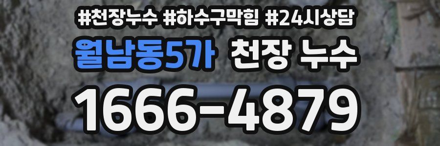 월남동5가 천장 누수