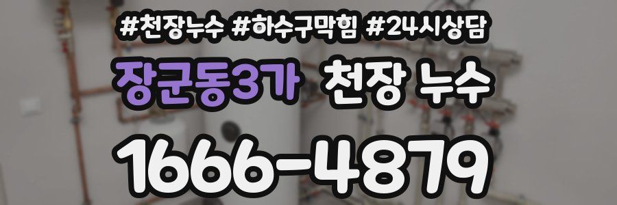 장군동3가 천장 누수