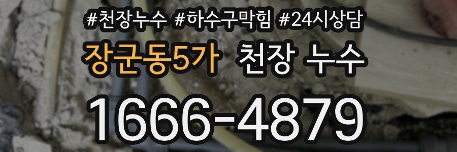 장군동5가 천장 누수