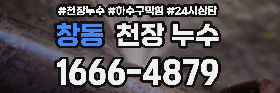 창동 천장 누수