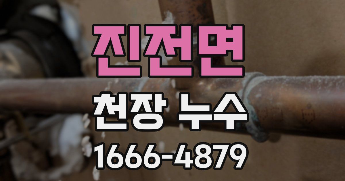 진전면 천장 누수