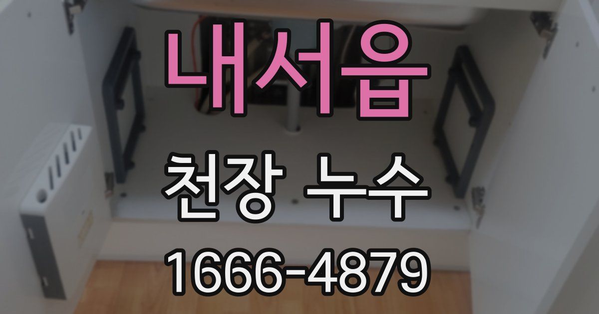 내서읍 천장 누수