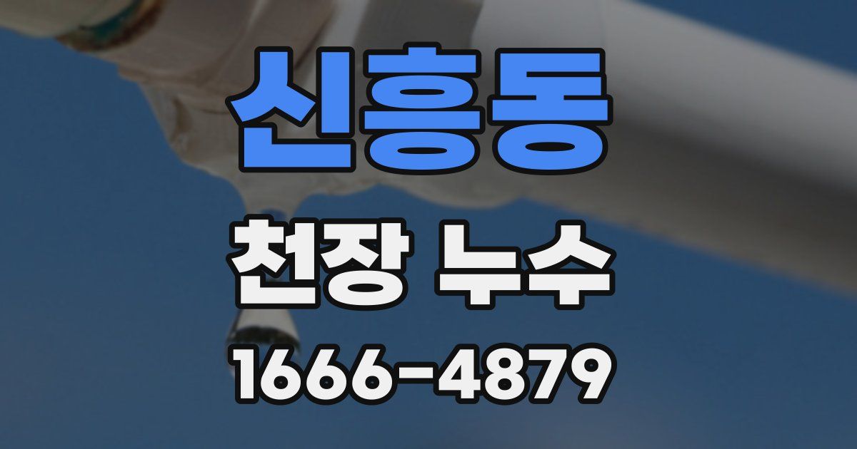 신흥동 천장 누수