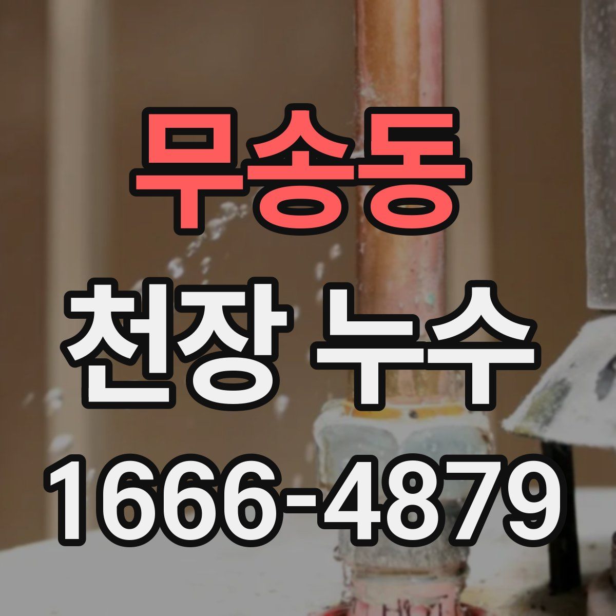 무송동 천장 누수