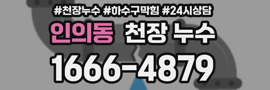 인의동 천장 누수