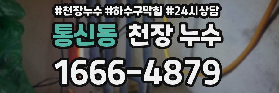 통신동 천장 누수