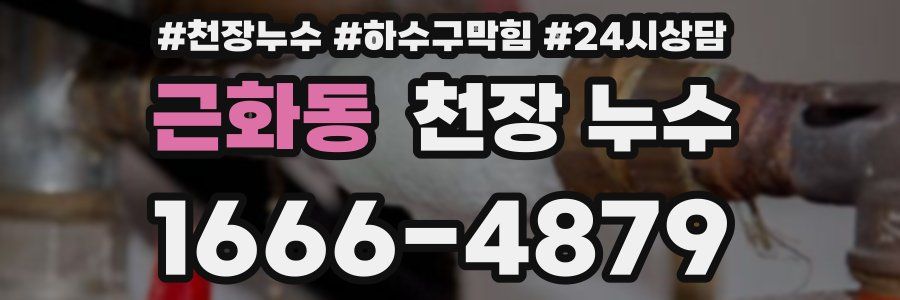 근화동 천장 누수