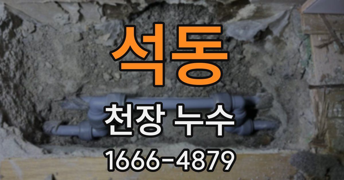 석동 천장 누수