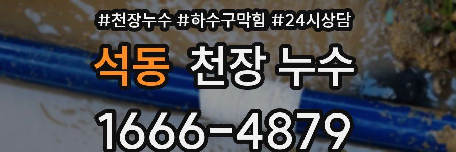 석동 천장 누수