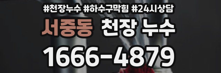 서중동 천장 누수