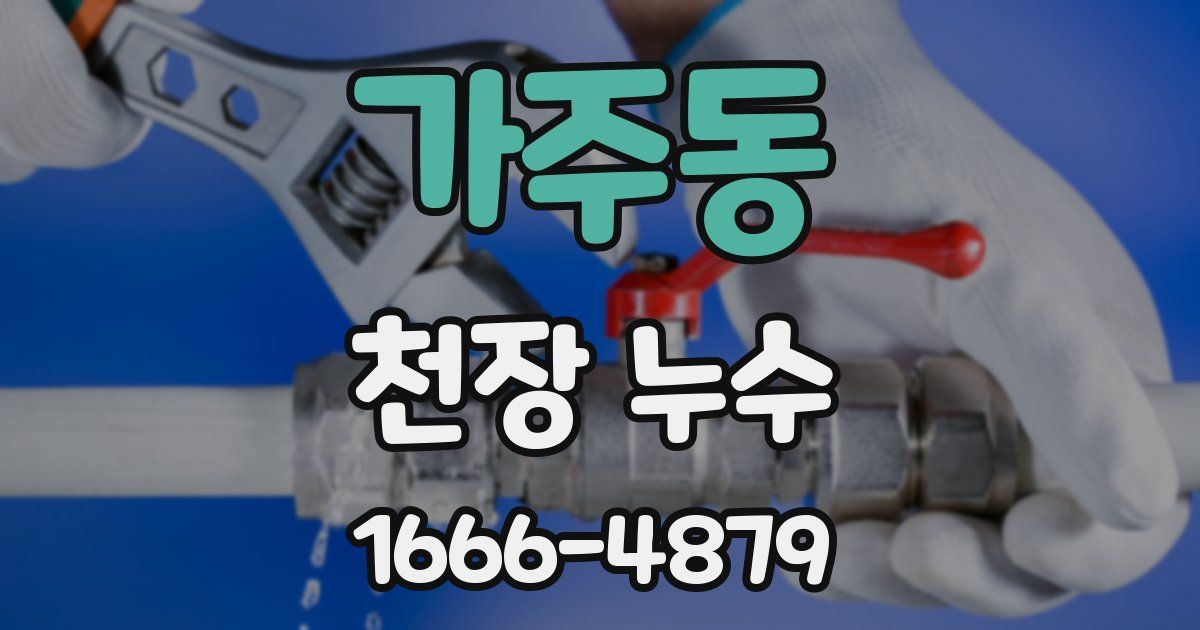 가주동 천장 누수