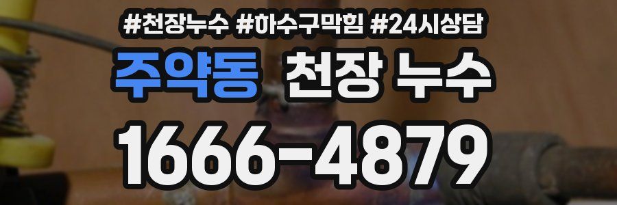 주약동 천장 누수