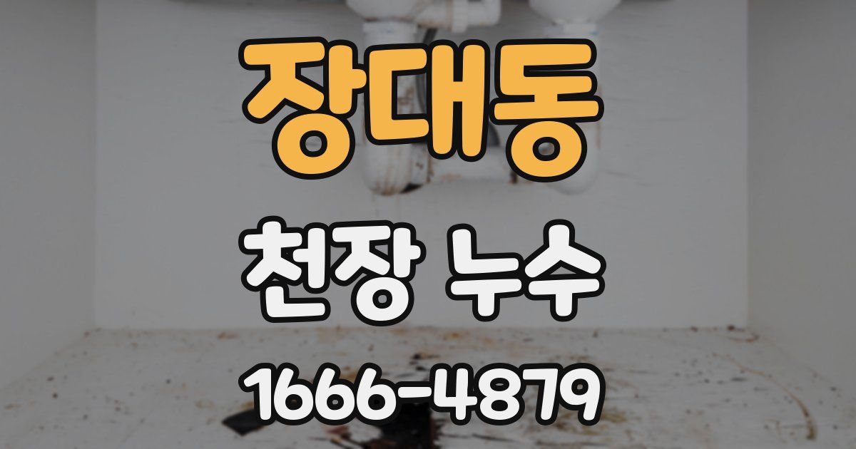 장대동 천장 누수