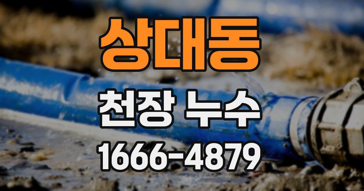 상대동 천장 누수