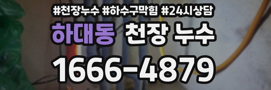 하대동 천장 누수