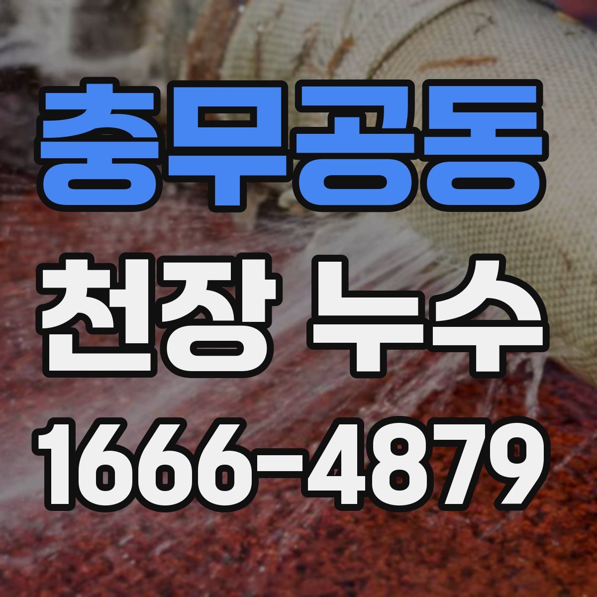 충무공동 천장 누수