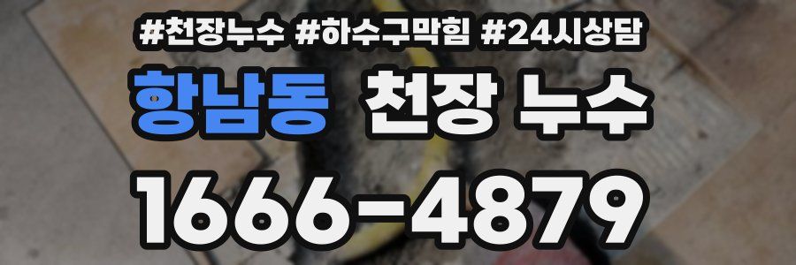 항남동 천장 누수