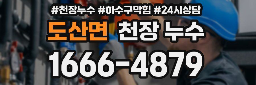 도산면 천장 누수