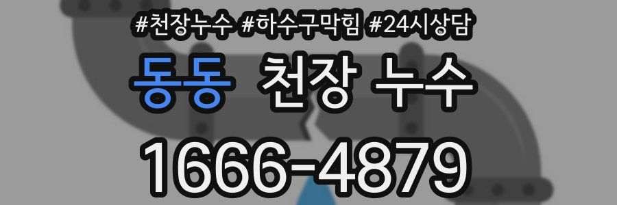 동동 천장 누수