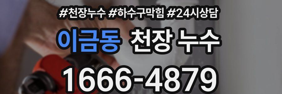 이금동 천장 누수