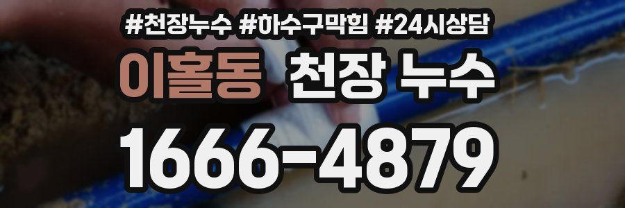 이홀동 천장 누수