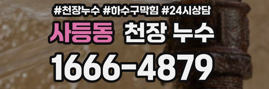 사등동 천장 누수