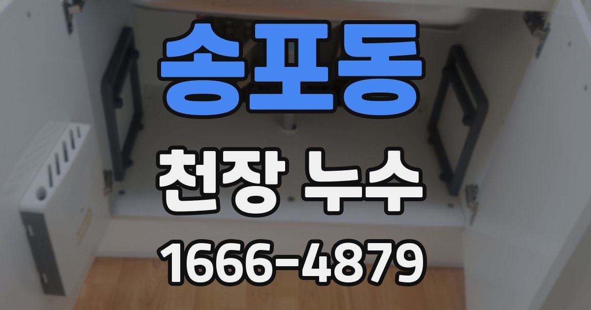 송포동 천장 누수