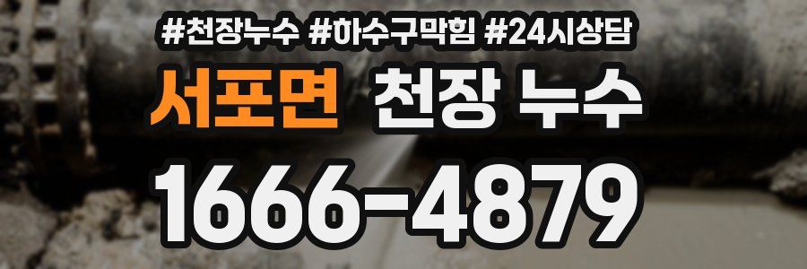 서포면 천장 누수