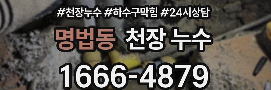 명법동 천장 누수