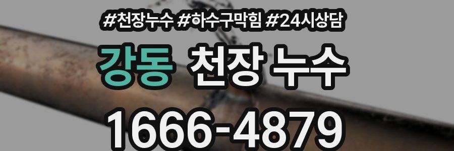 강동 천장 누수