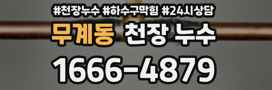 무계동 천장 누수