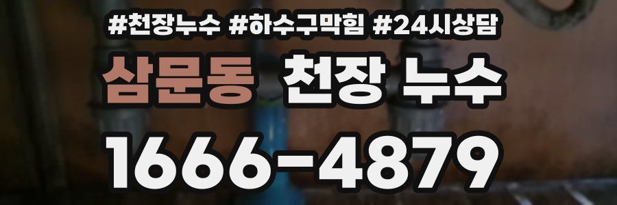 삼문동 천장 누수