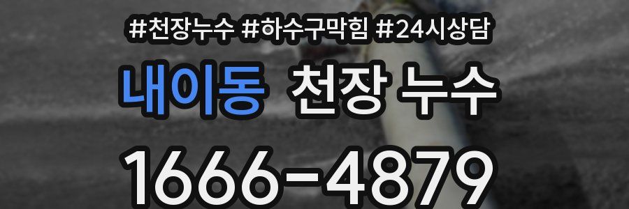 내이동 천장 누수