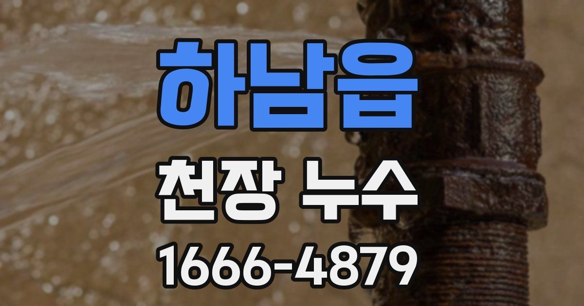 하남읍 천장 누수
