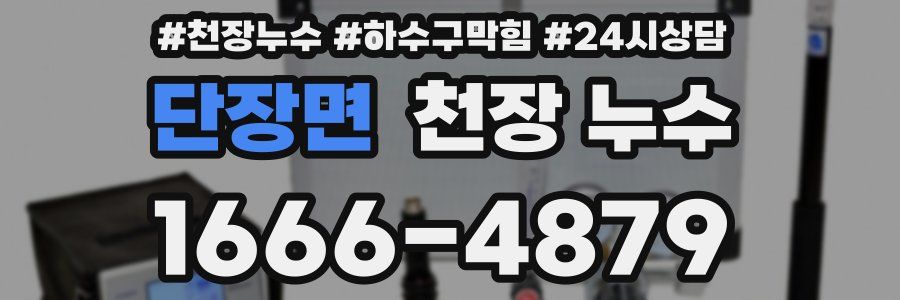 단장면 천장 누수