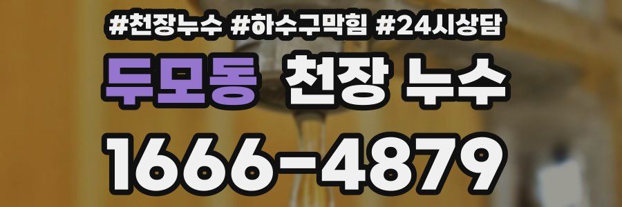 두모동 천장 누수