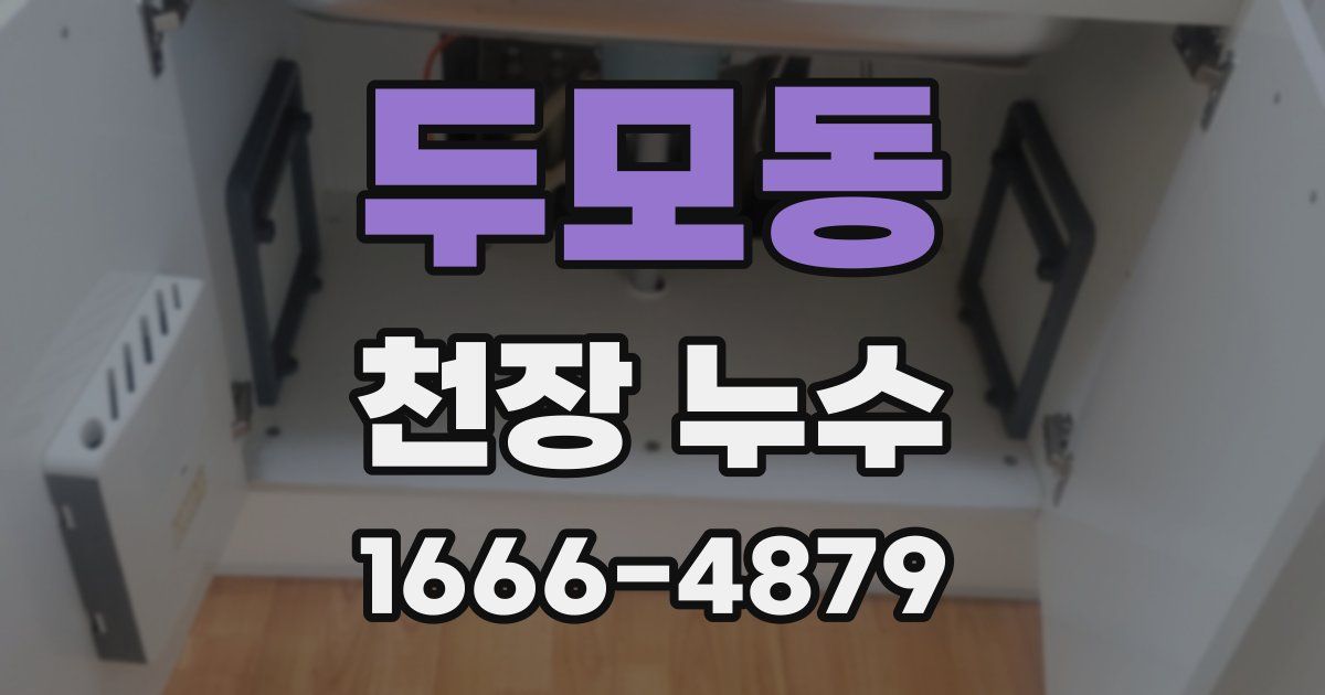 두모동 천장 누수