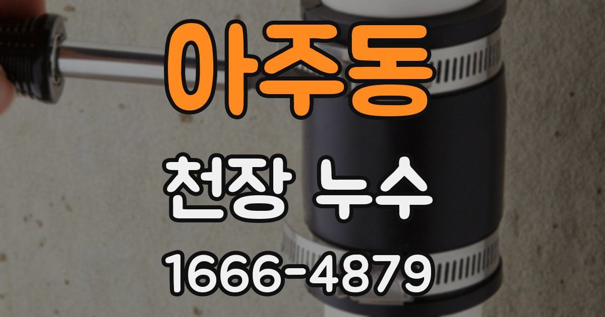 아주동 천장 누수