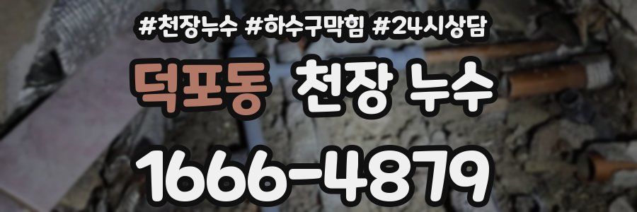 덕포동 천장 누수