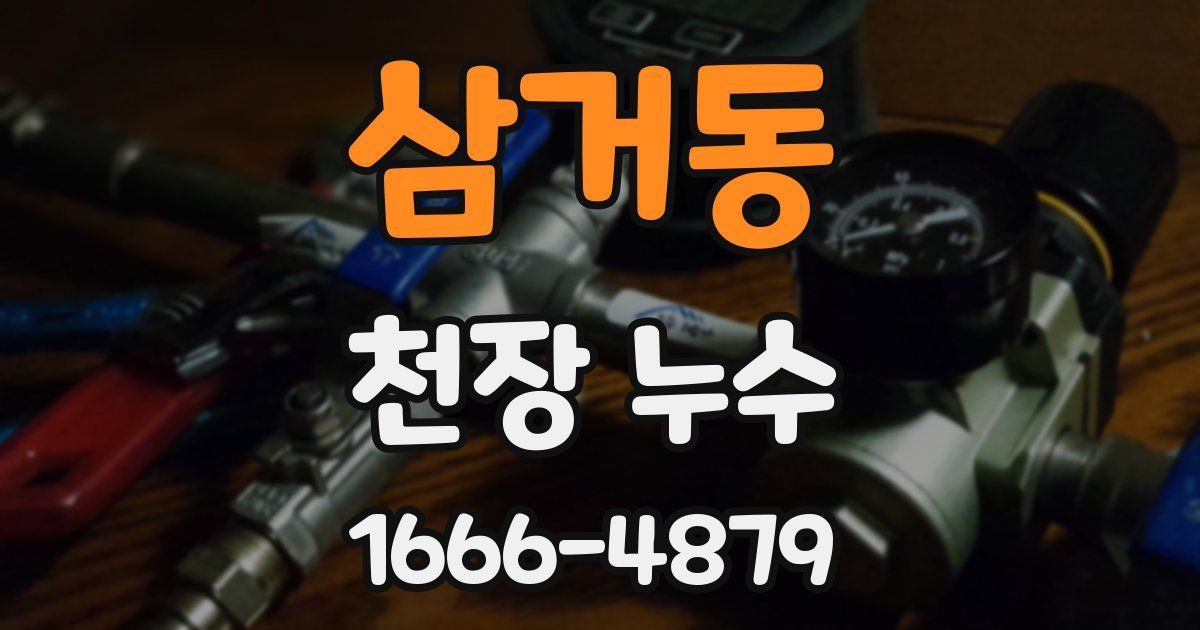 삼거동 천장 누수