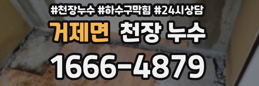 거제면 천장 누수