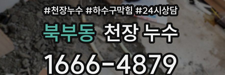 북부동 천장 누수