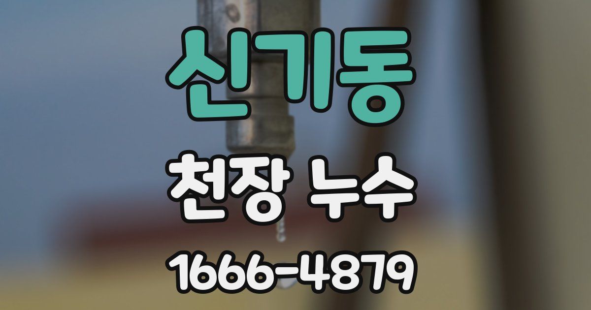 신기동 천장 누수