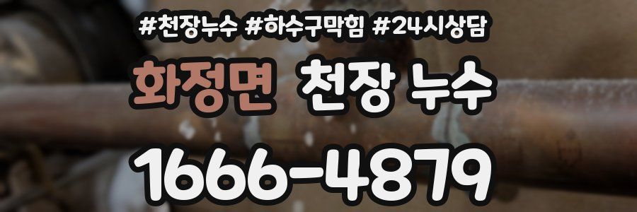 화정면 천장 누수