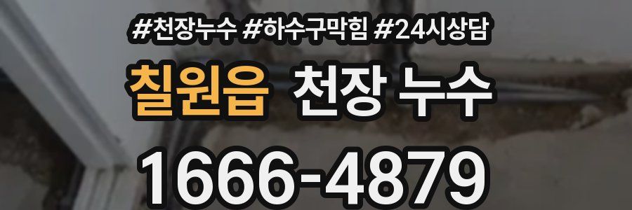 칠원읍 천장 누수