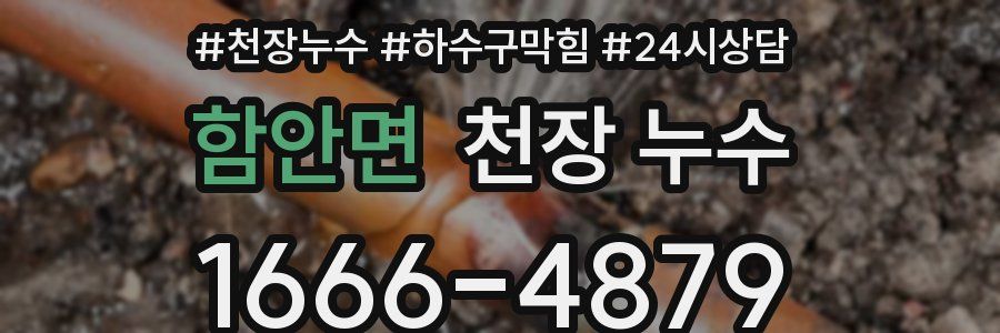 함안면 천장 누수